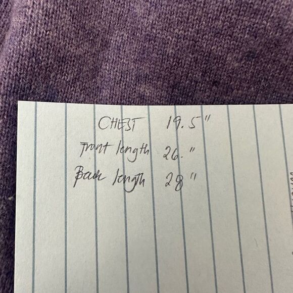 SUTTON STUDIO Violet 100% Cashmere Pullover Sweater size medium Womens - Picture 9 of 9